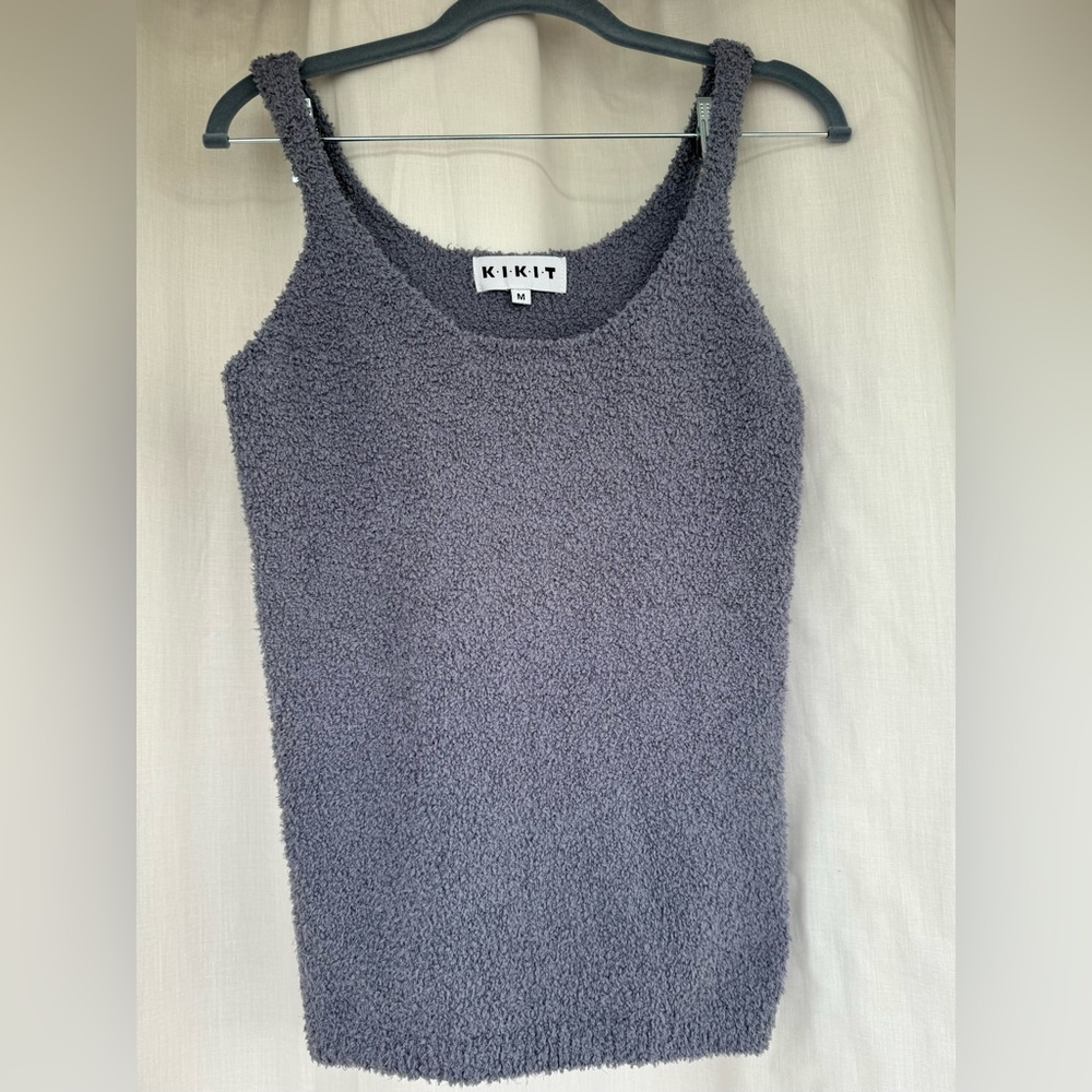 Cozy comfy soft KIKIT tank Medium Grey